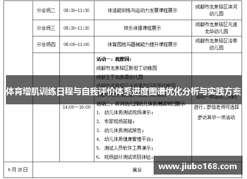 体育增肌训练日程与自我评价体系进度图谱优化分析与实践方案